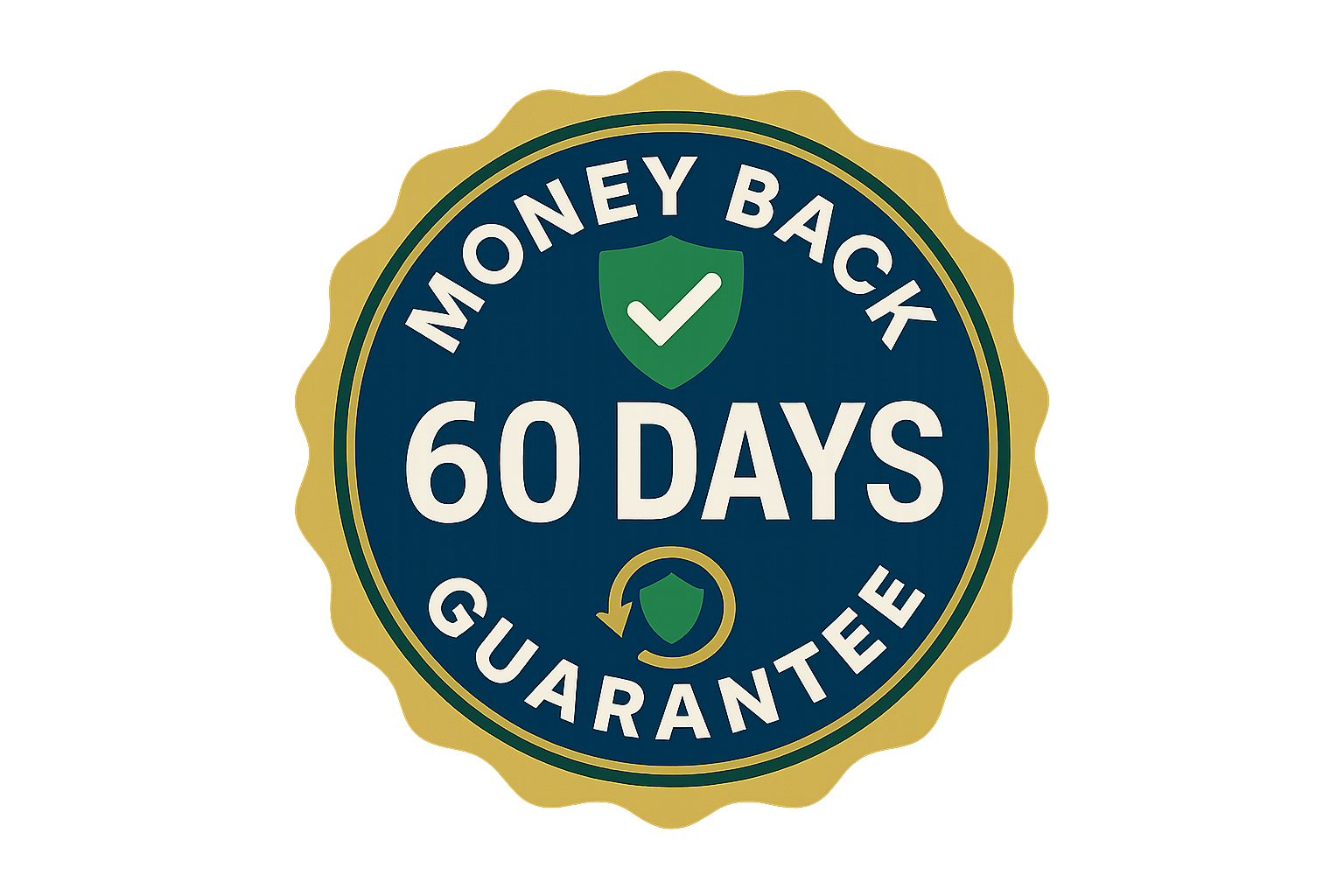60 Days Money Back Guarantee