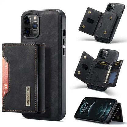 Luxury Leather Magnetic iPhone Case